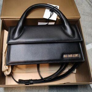 ハンドバッグ Jacquesmus Handbags Women Leather Black JACQUEMUS Black Crossbody Bags for Women | Mercari